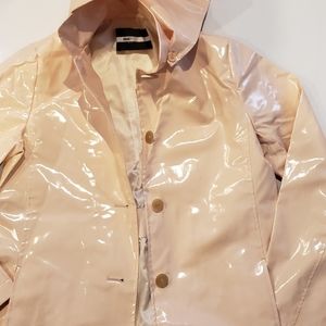 Jane post nyc Light peach raincoat size small